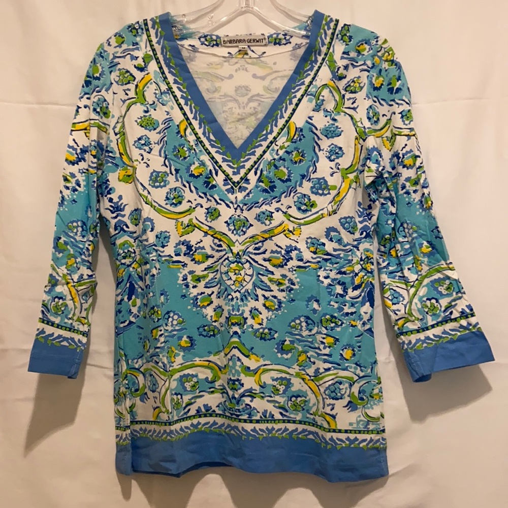 Preppy printed top
